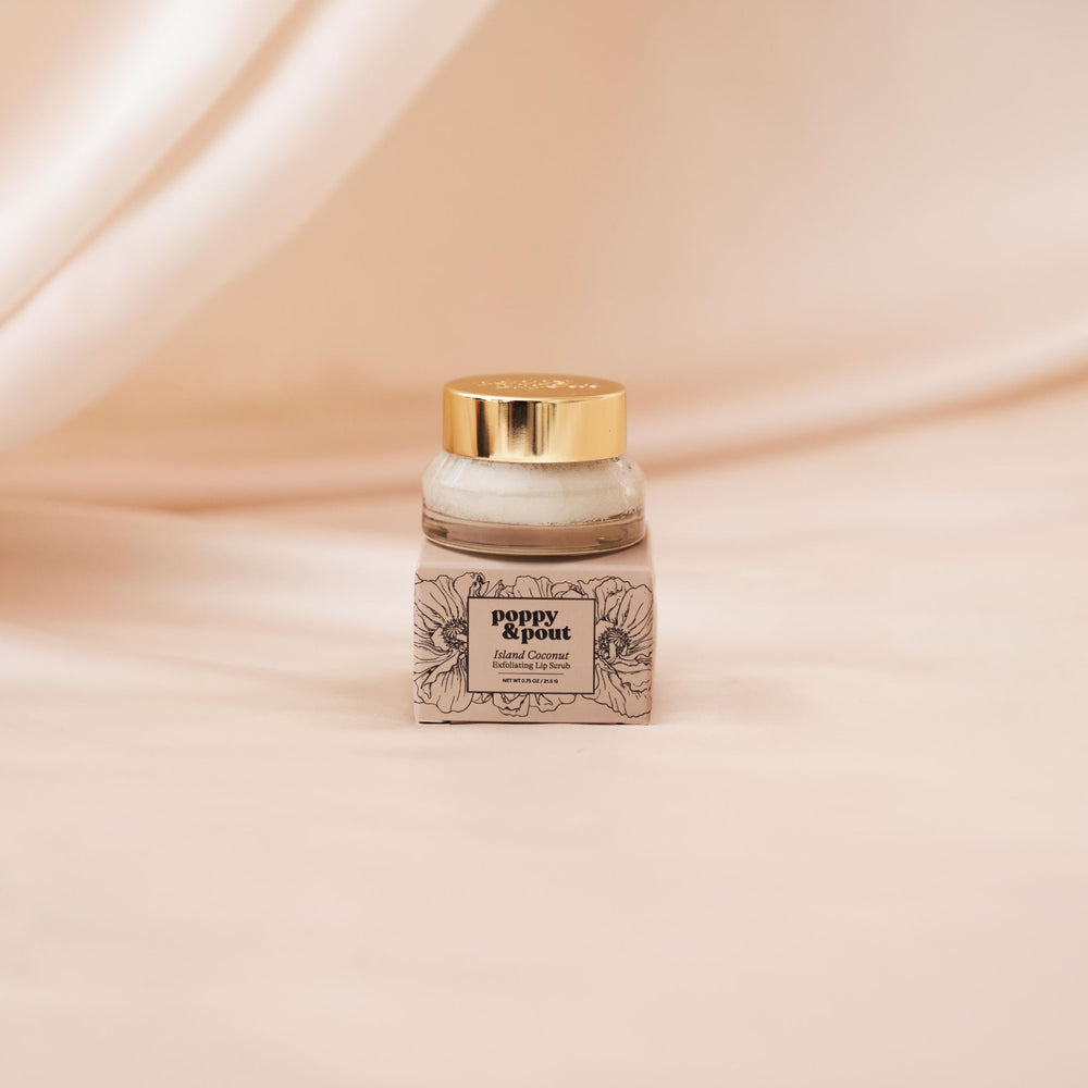 Poppy and Pout Lip Scrub Coconut