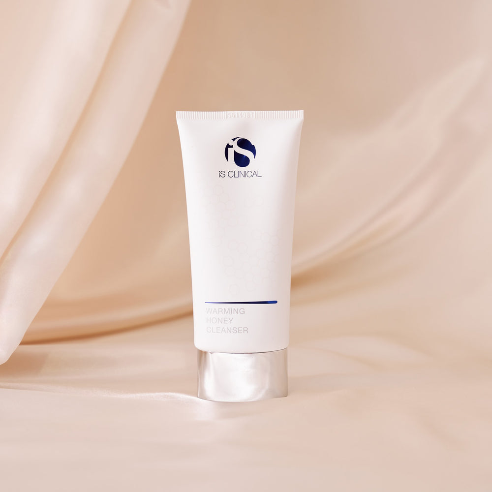 iS Clinical Warming Honey Cleanser tube, front